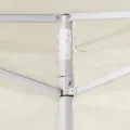 Tente pliable avec 2 parois 3 x 3 m Crème