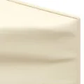 Tente de réception pliable avec parois Crème 3x6 m