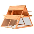 Clapier Bois de pin et de sapin massif 152x128x108 cm