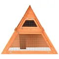 Clapier Bois de pin et de sapin massif 152x128x108 cm