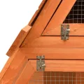 Clapier Bois de pin et de sapin massif 152x128x108 cm