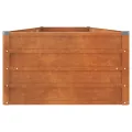 Lit surélevé de jardin rouillé 320x80x45 cm acier corten