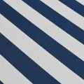 Auvent pliable manuel 450 cm Bleu/blanc