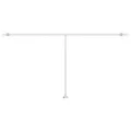 Auvent automatique sur pied 600x350 cm Bleu/Blanc