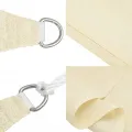 Voile d'ombrage 160 g/m² Crème 4x4 m PEHD