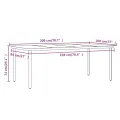 Ensemble à manger de jardin avec coussins 7 pcs Noir