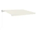 Auvent rétractable automatique 450x350 cm Crème