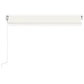 Auvent rétractable automatique 450x350 cm Crème