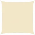 Voile d'ombrage 160 g/m² Crème 7x7 m PEHD