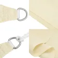 Voile d'ombrage 160 g/m² Crème 7x7 m PEHD