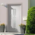 Porte d'entrée Blanc 108x208 cm