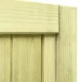 Portail de jardin Bois de pin imprégné 75x100 cm