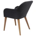 Ensemble à manger de jardin 7 pcs Noir