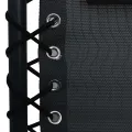Chaise pliable de terrasse Noir Textilène