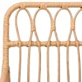 Ensemble à manger de jardin 7 pcs Résine tressée