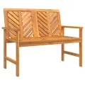 Ensemble de salle à manger de jardin en bois d'acacia massif