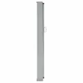 Auvent latéral rétractable de patio 100 x 300 cm Gris