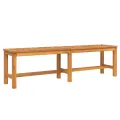 Ensemble de repas de jardin 5 pièces en bois d'acacia
