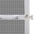 Moustiquaire à charnière pour portes Blanc 100 x 215 cm