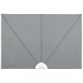 Auvent latéral pliable de terrasse Gris 240 x 160 cm