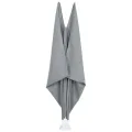 Auvent latéral pliable de terrasse Gris 240 x 160 cm