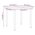 Ensemble à manger de jardin avec coussins 5 pcs Noir