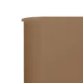 Paravent 3 panneaux Tissu 400 x 120 cm Taupe