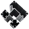 Ensemble de panneau de clôture WPC 872x105 cm Noir