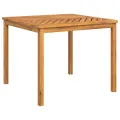 Ensemble de salle à manger de jardin en 3 pièces en bois massif d'acacia