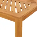 Ensemble de jardin de 5 pièces en bois massif d'acacia