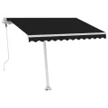 Auvent automatique sur pied 300x250 cm Anthracite
