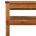 Salon de jardin 6 pcs avec coussin Bois d'acacia solide