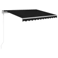Auvent rétractable automatique 300x250 cm Anthracite