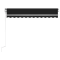 Auvent rétractable automatique 300x250 cm Anthracite