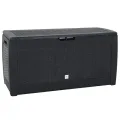 Boîte de stockage jardin Anthracite 119x48x60 cm Polypropylène