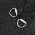 Voile d'ombrage 160 g/m² Noir 4/5x3 m PEHD