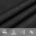 Voile d'ombrage 160 g/m² Noir 4/5x3 m PEHD