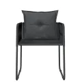 Ensemble à manger de jardin 9 pcs Noir
