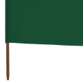 Paravent 3 panneaux Tissu 400 x 120 cm Vert