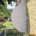 Auvent latéral pliable de terrasse Crème 160 cm