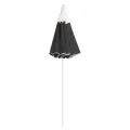 Parasol de jardin avec mât en acier anthracite 180 cm