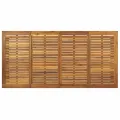 Table de jardin et pieds en forme de U 200x90x75 cm bois acacia