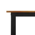 Table de jardin et pieds en forme de U 200x90x75 cm bois acacia