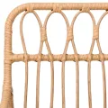 Ensemble à manger de jardin 9 pcs Résine tressée