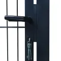 Portillon 2D (simple) Gris anthracite 106x190 cm