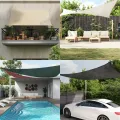 Voile d'ombrage 160 g/m² Anthracite 4x7 m PEHD