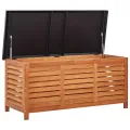 Boîte de rangement de jardin 117x50x55 cm Eucalyptus solide