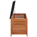 Boîte de rangement de jardin 117x50x55 cm Eucalyptus solide
