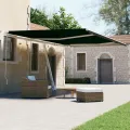 Auvent automatique sur pied 500x300 cm Anthracite