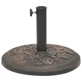 Socle de parasol Résine Rond Bronze 9 kg